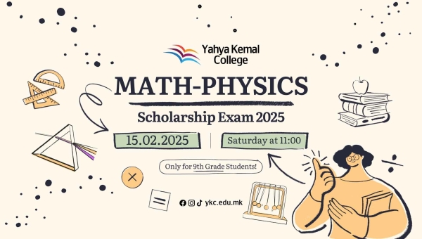 Math-Physics Scholarship Exam 2025 – Mark Your Calendars for February 15th!